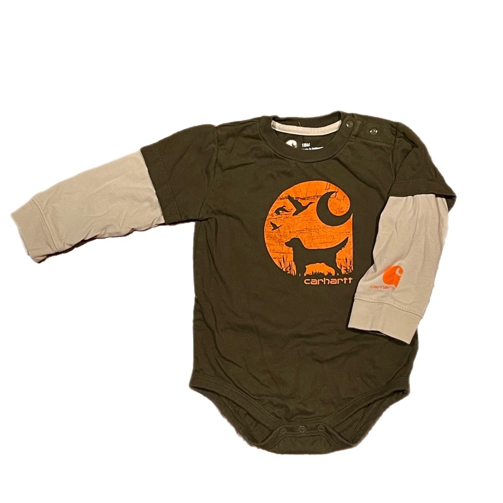 Carhartt Long Sleeved Onesie 18M